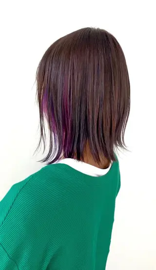 ミディアム カラー メンズ 渡邊 陽大のヘアスタイル