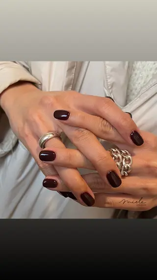 ネイル miele【ミエレ】 シンプル一癖のネイルデザイン