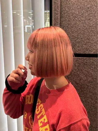 ミディアム the　hinc所属・ひな🐥 ボブ/ハイトーン🫧のヘアスタイル