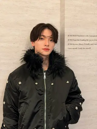 パーマ メンズ 韓国メンズヘア☆ 韓国ボブYUTOのヘアスタイル