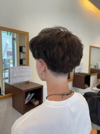 ショート メンズ パーマ/フェード🔥 佐々木波人のヘアスタイル