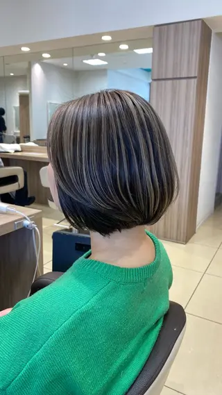 ミディアム カラー 透明感カラー/ 松井克樹のヘアスタイル