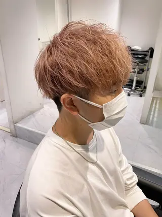 ショート カラー メンズ 艶カラー の達人のヘアスタイル