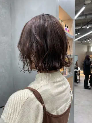 ショート パーマ ウルフ🐺/ボブ ハイトーン🌈/増田のヘアスタイル