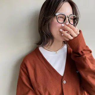 ミディアム パーマ tuna   トゥナ所属・藤川 暖士のヘアスタイル