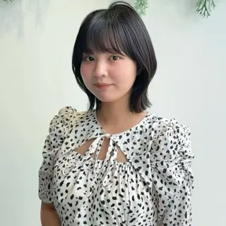 ミディアム お悩み改善ボブ 顔まわりカット/こうのヘアスタイル