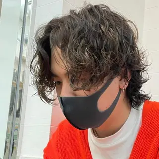 ショート カラー パーマ メンズ N° anfeel 渋谷🪞🫧のヘアスタイル