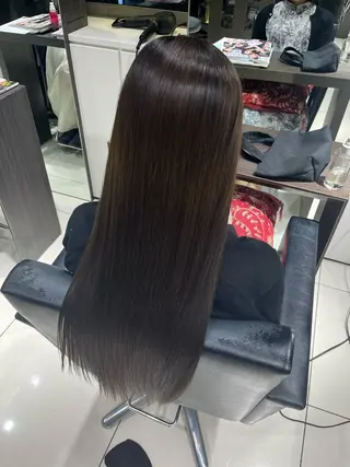 ロング 髪質改善/透明感カラ ー/レイヤー/あやはのヘアスタイル