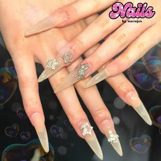ネイル ギャルネイル🧸💖 narujesのネイルデザイン