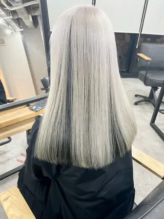 セミロング 梅田韓国ヘア kiara🩷彡のヘアスタイル