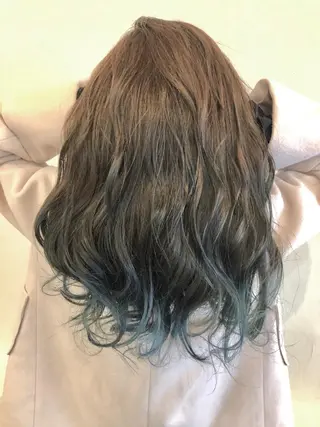 ロング カラー Hair make VERDA所属・宮下 耕平のヘアスタイル