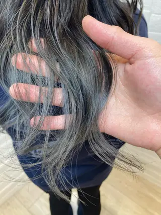 ロング カラー 黒川 真伍のヘアスタイル