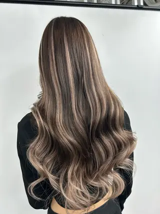 ロング カラー 下妻 カラーエクステ難波のヘアスタイル