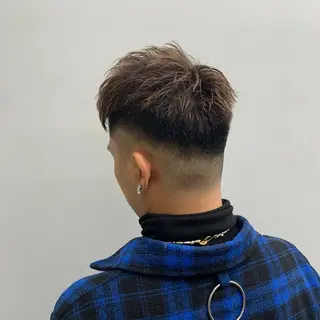 メンズ りきと🦋河原町 縮毛矯正/艶カラーのヘアスタイル