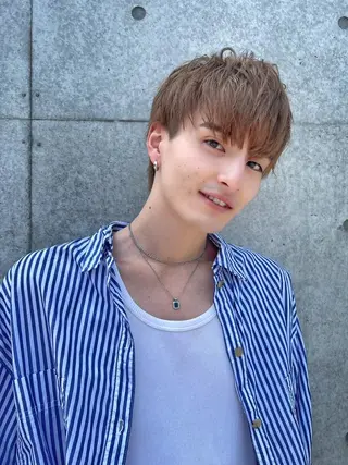 カラー 渋谷メンズカット/ メンズトレンドパーマのヘアスタイル