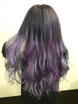 セミロング カラー 韓国ヘア🤍髪質改善 🇰🇷AKANEのヘアスタイル