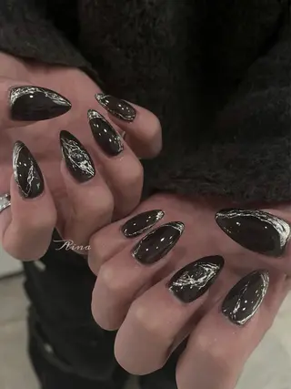 ネイル moca  心斎橋店所属・moca心斎橋店 Aina🐈‍⬛🤍のネイルデザイン