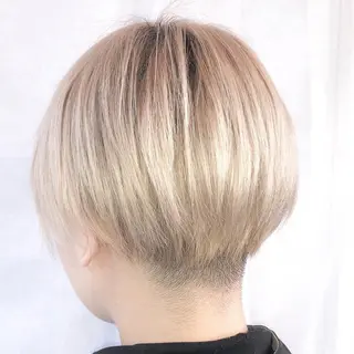 ショート カラー ブリーチ専門美容師 谷合純一のヘアスタイル