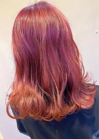 ミディアム カラー LA KING GINZA TOKYO所属・🧡ショートの達人 🧡SHOのヘアスタイル