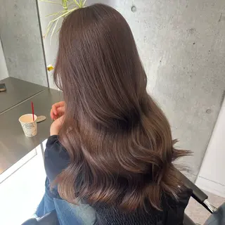 ロング カラー ミルクティーベージュ /sara💛のヘアスタイル