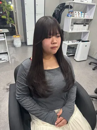 ロング 1st.hair.salon伊勢崎店所属・伊勢崎/似合せカット 🇰🇷KEIGO‪のヘアスタイル