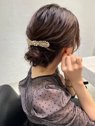 ヘアアレンジ 🍋暖色カラーヘアア レンジniina🍋のヘアスタイル