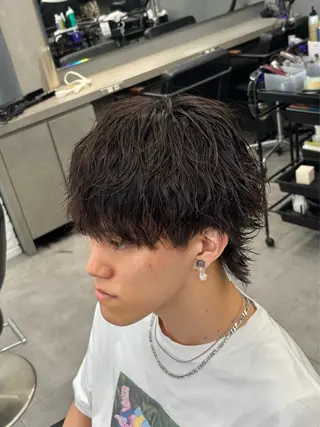 パーマ ナカネ トワのヘアスタイル