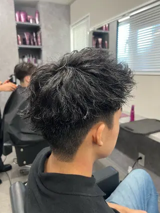 パーマ メンズ 立川/過去1の毛流れ パーマ/しゅーとのヘアスタイル