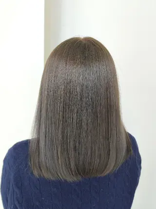 ミディアム カラー 北田 真帆のヘアスタイル