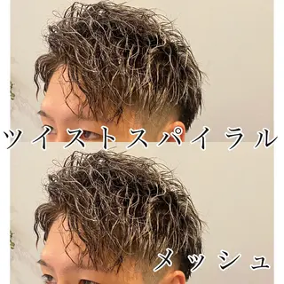 ショート パーマ メンズ Dxxxx III所属・女性目線の大人 メンズ*Ayakaのヘアスタイル