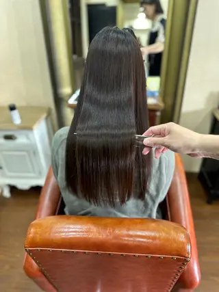 ロング 由谷 祥伍のヘアスタイル