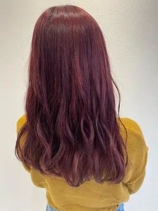 ロング カラー 💘韓国カラー💘 クルミのヘアスタイル