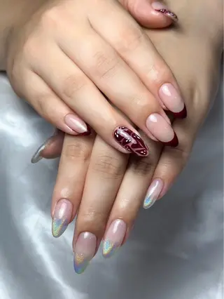 ロング Grand ouja所属・ネイル 研修のネイルデザイン