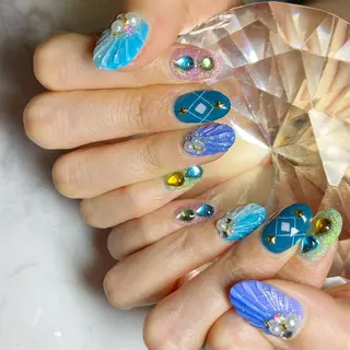 ネイル あ きのネイルデザイン