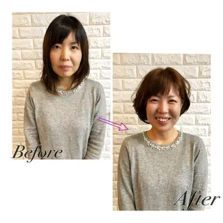 ショート カラー 清原 悠理のヘアスタイル