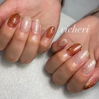 ミディアム ネイル richeri beautyのネイルデザイン