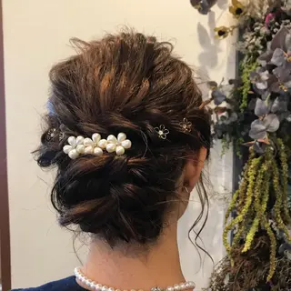 ヘアアレンジ 髪質改善period.所属・いしかわまい🎀 髪質改善特価サロンのヘアスタイル