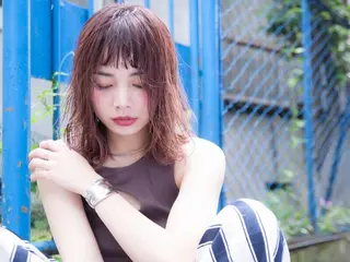 ミディアム カラー 髪質改善/艶髪 🫧高橋湧也のヘアスタイル