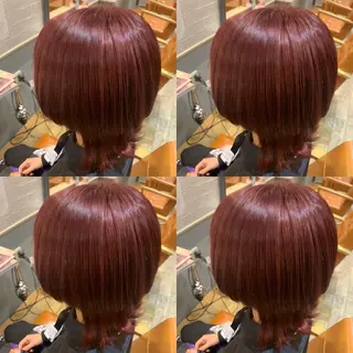 カラー 暖色.髪質改善 🪽スズのヘアスタイル