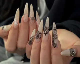 ネイル By moonネイル 🌷ワンホン/韓国風のネイルデザイン