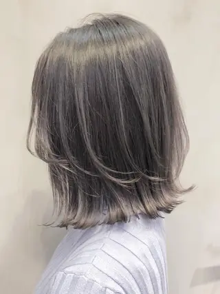 ミディアム カラー パーマ ヘアアレンジ ITbyALBUM 中野店のヘアスタイル
