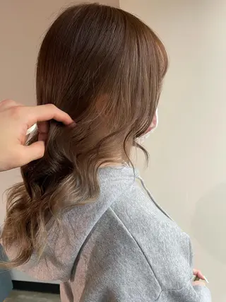 カラー La fith hair ray 札幌店所属・顔まわり/W カラー/リョウのヘアスタイル