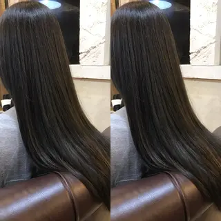ロング カラー パーマ 艶髪🍒髪質改善特化 GARDINAのヘアスタイル