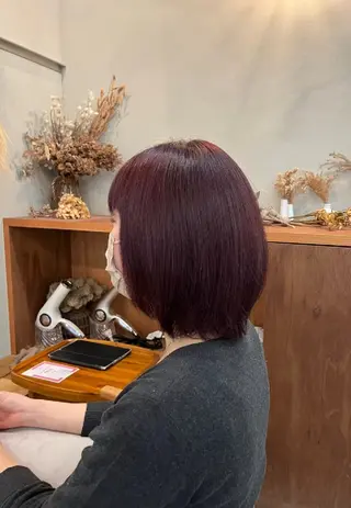 カラー 🌸花屋併設🌸石垣 友基のヘアスタイル