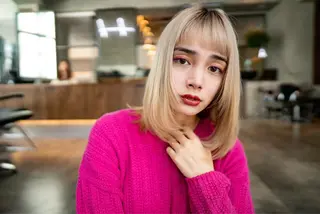 ミディアム カラー 🉐レイヤー/塩見 弘樹🉐渋谷のヘアスタイル