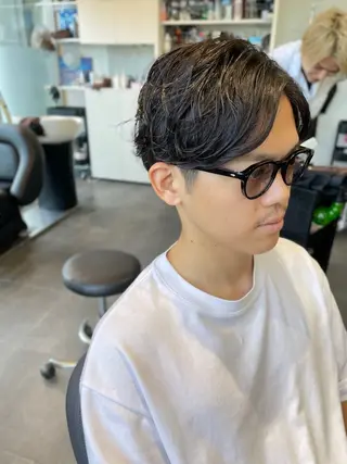 パーマ メンズ YinYang所属・川﨑 章弘のヘアスタイル