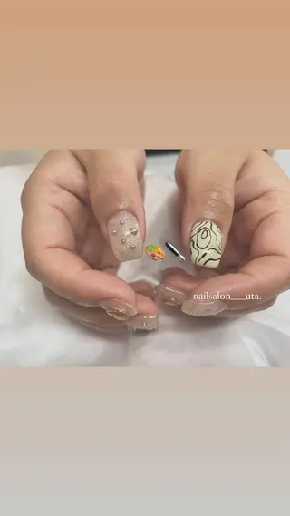 ネイル 宮當 絵里果のネイルデザイン