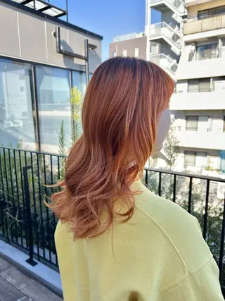 ミディアム カラー 🍇おぐら めぐみ🍇のヘアスタイル