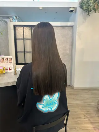 セミロング カラー sato ayaka ｜透明感カラー🫧のヘアスタイル