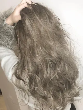 ミディアム カラー 髪質改善 カラー専門店のヘアスタイル